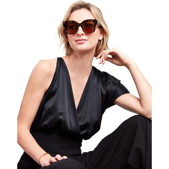 NEW Fendi F is FENDI Havana Cat Eye Square Sunglasses main image 5
